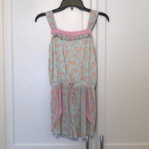 Matilda Jane 435 summer shortall romper girls size 10
